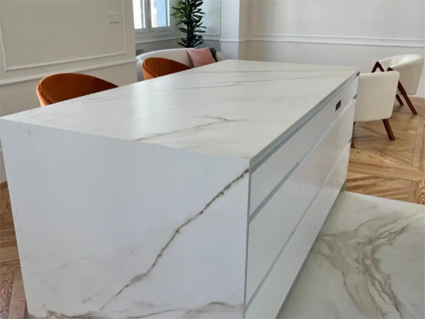 Kitchen of Flat for sale in  Madrid Capital  with Air Conditioner