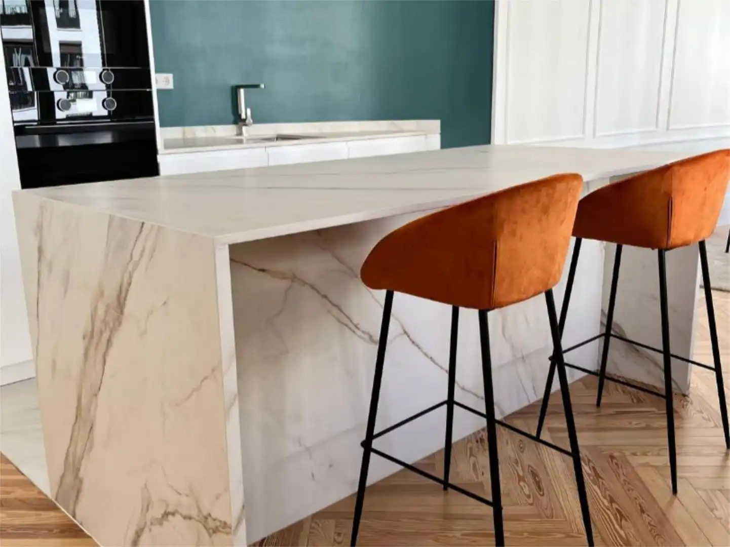 Kitchen of Flat for sale in  Madrid Capital  with Air Conditioner