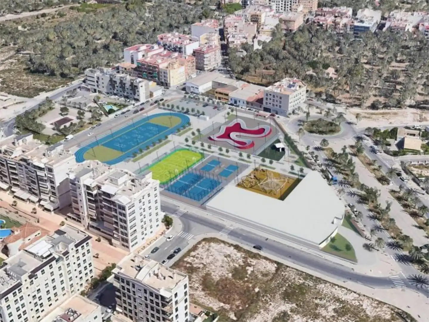 Wohnung zum Verkauf in Avinguda de Dolores, 47, El Raval - Portes Encarnades Außenansicht von Wohnung zum Verkauf in Elche / Elx mit Klimaanlage, Terrasse und Schwimmbad