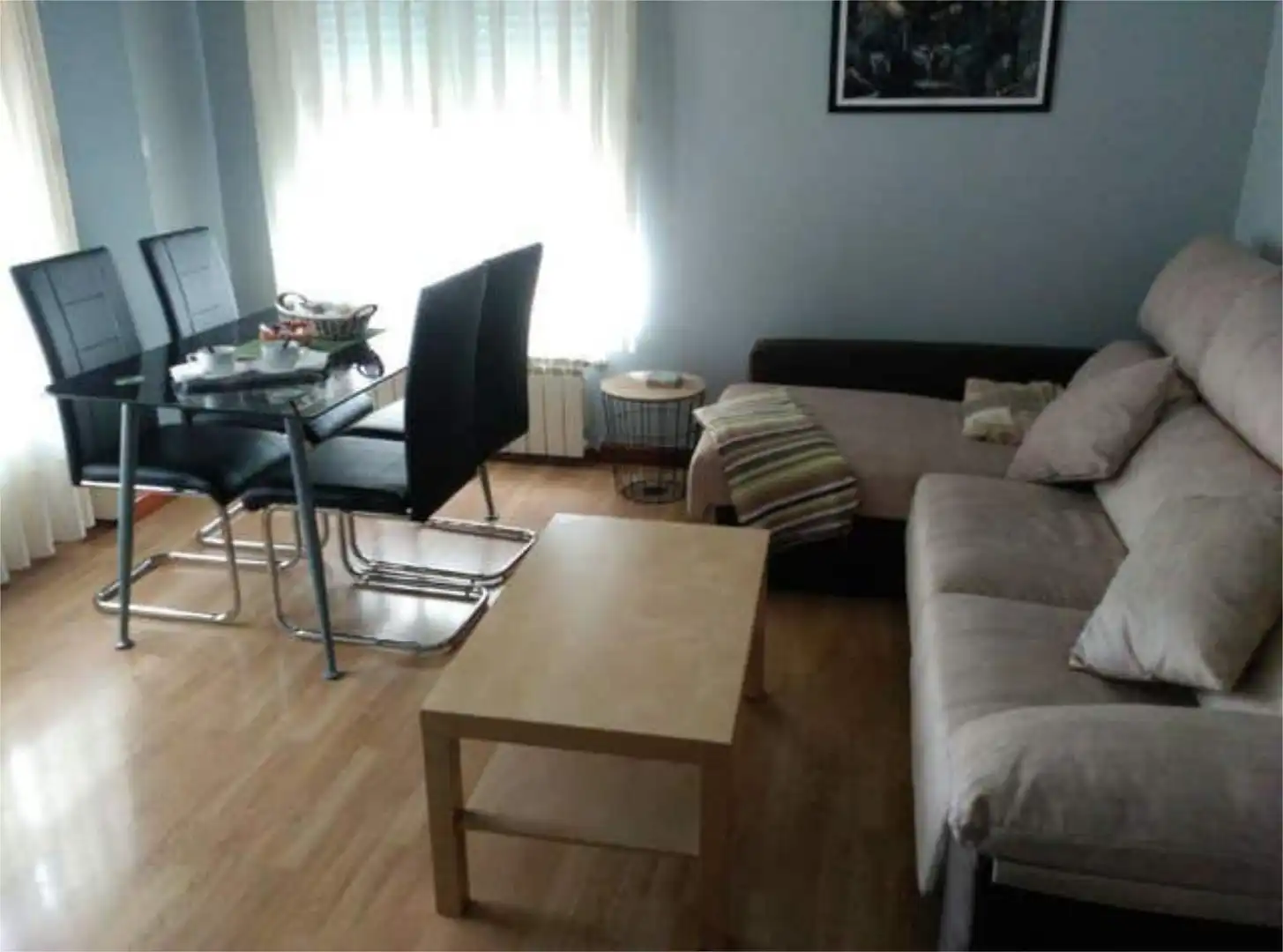 Piso de alquiler en El Bibio - Parque Sala de estar de Piso de alquiler en Gijón con Calefacción, Jardín privado y Terraza