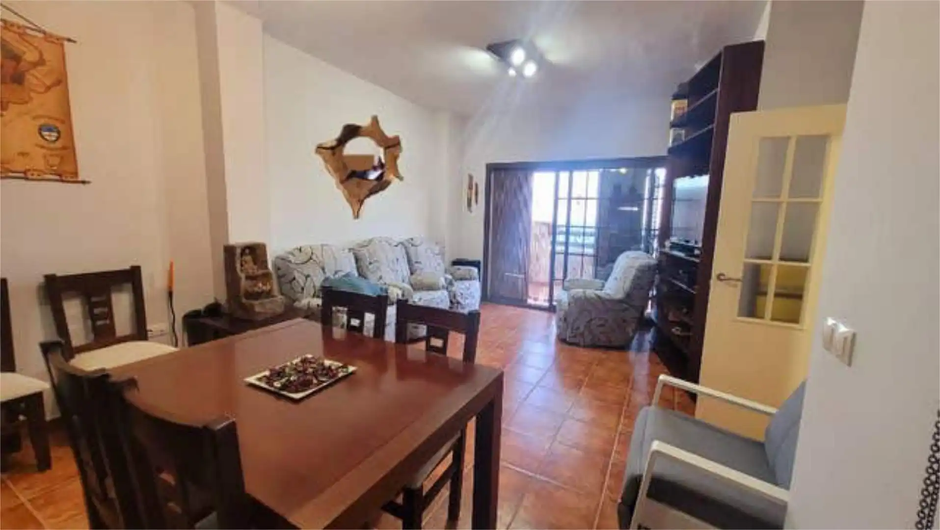 Sala de estar de Piso en venta en Polopos con Terraza, Piscina y Amueblado