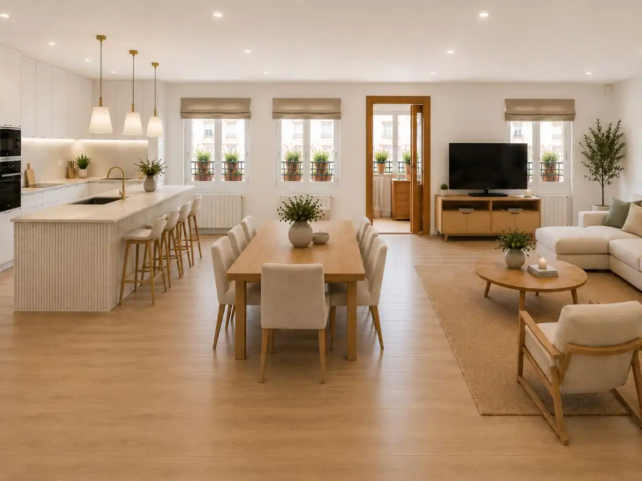 Wohnung zum Verkauf in Calle de Carlos Hernández, 4, Ventas Esszimmer von Wohnung zum Verkauf in Madrid Capital mit Klimaanlage, Terrasse und Balkon
