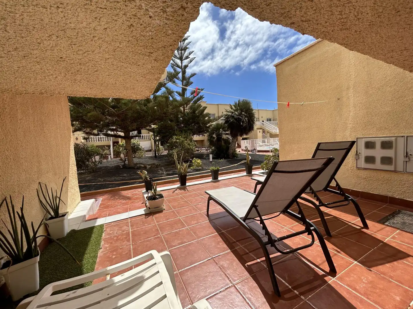 Duplexes for sale in Avenida Virgen de la Peña, 86, Caleta de Fuste Terrace of Duplexes for sale in Antigua with Terrace, Swimming Pool and Furnished