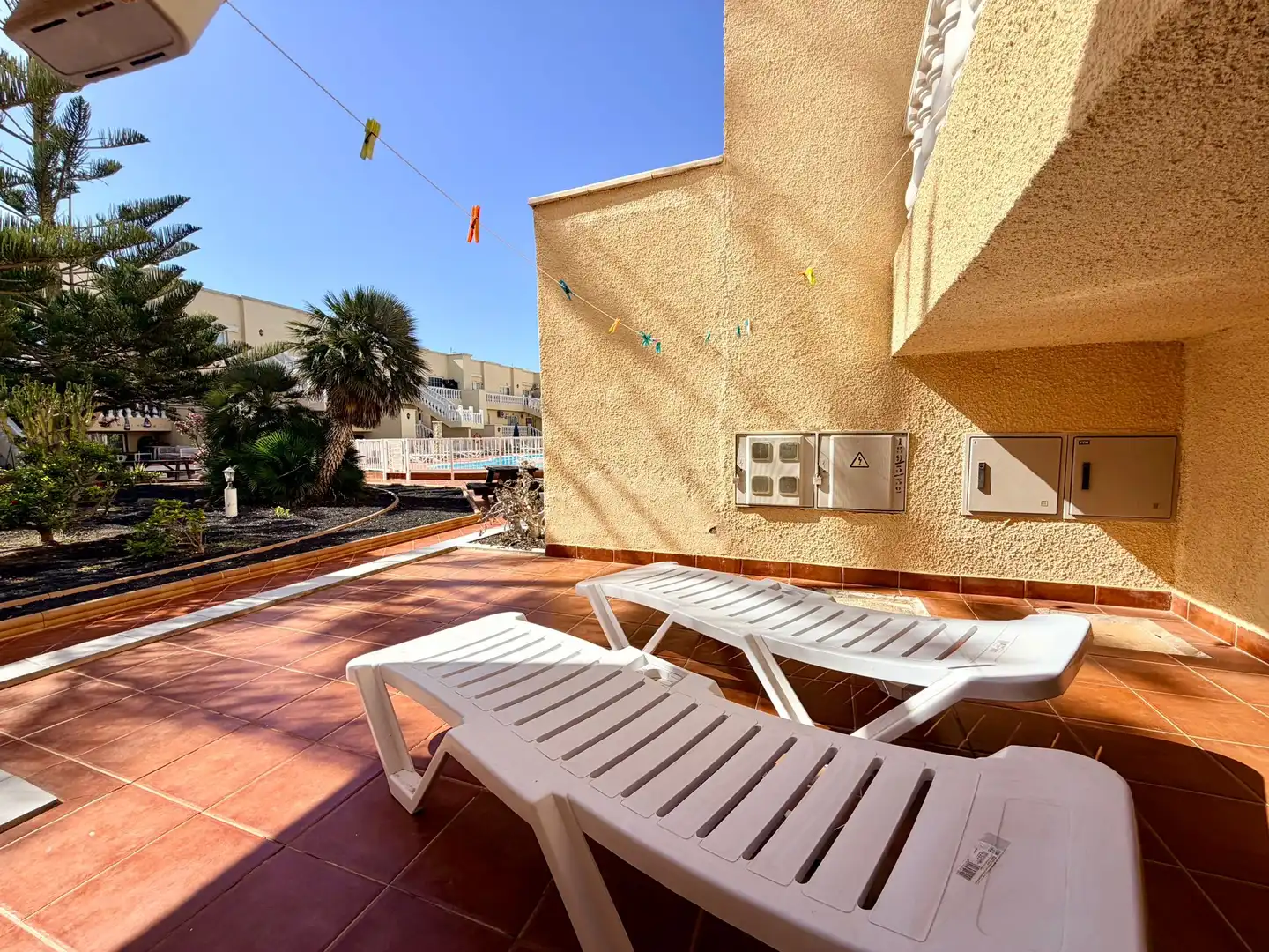 Dúplex en venta en Avenida Virgen de la Peña, 86, Caleta de Fuste Terraza de Dúplex en venta en Antigua con Terraza, Piscina y Amueblado