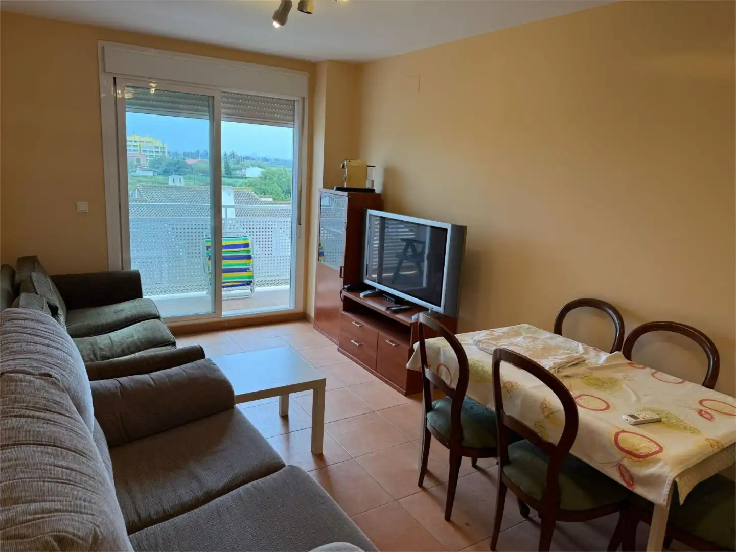Sala de estar de Piso en venta en Sagunto / Sagunt con Aire acondicionado, Terraza y Piscina