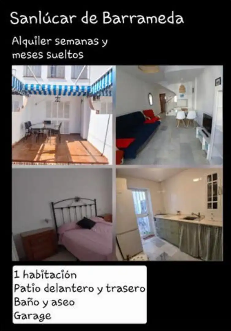 Dormitori de Casa o xalet de lloguer en Sanlúcar de Barrameda
