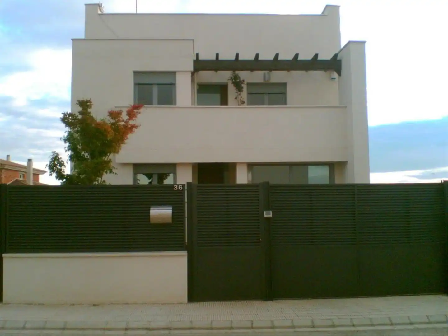 Vista exterior de Casa o chalet en venta en Chinchilla de Monte-Aragón con Calefacción, Jardín privado y Terraza