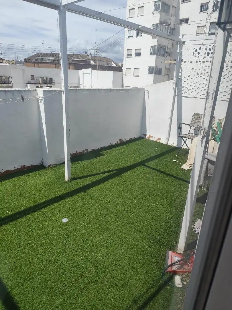 Terrace of Flat for rent in Castellón de la Plana / Castelló de la Plana  with Air Conditioner, Parquet flooring and Terrace