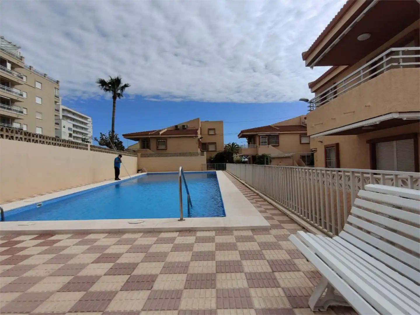 Piscina de Pis de lloguer en Valencia amb Aire condicionat, Jardí privat i Terrassa