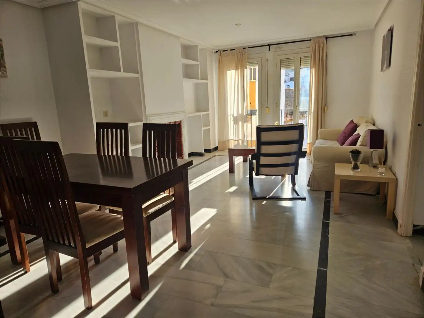Flat for sale in Calle Real, 27, Barrio Bajo Living room of Flat for sale in San Juan de Aznalfarache with Air Conditioner, Heating and Swimming Pool