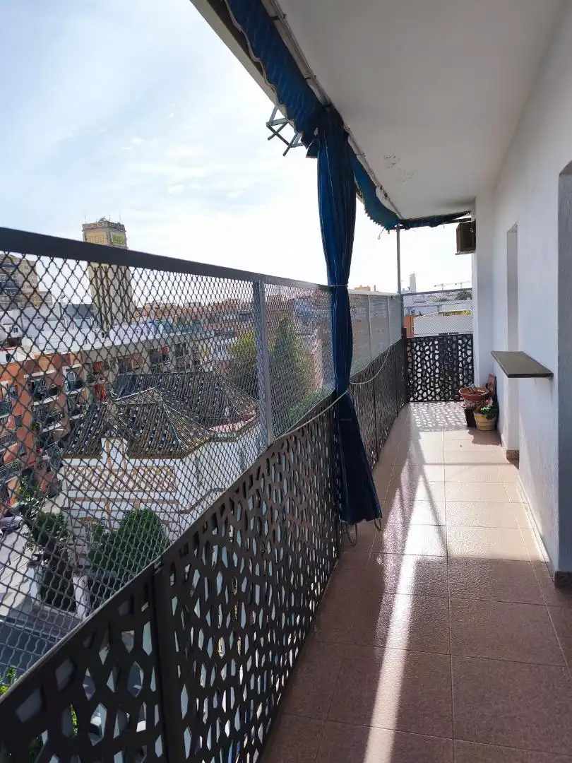 Balcony of Flat for sale in Sevilla  with Air Conditioner, Terrace and Community parking