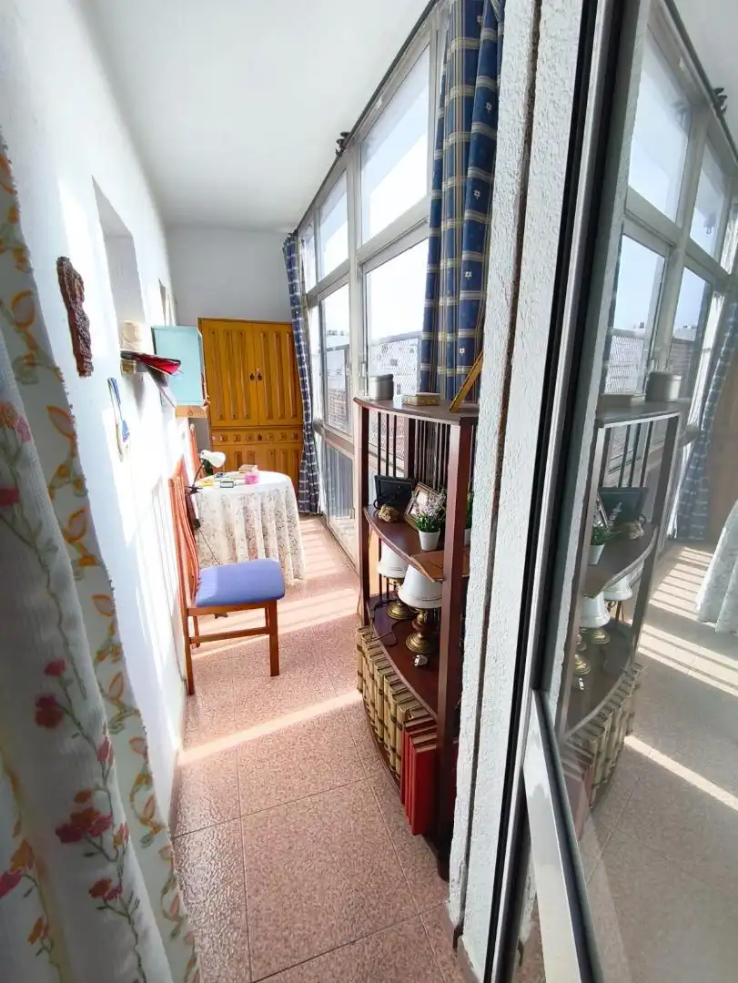 Balcony of Flat for sale in Sevilla  with Air Conditioner, Terrace and Community parking