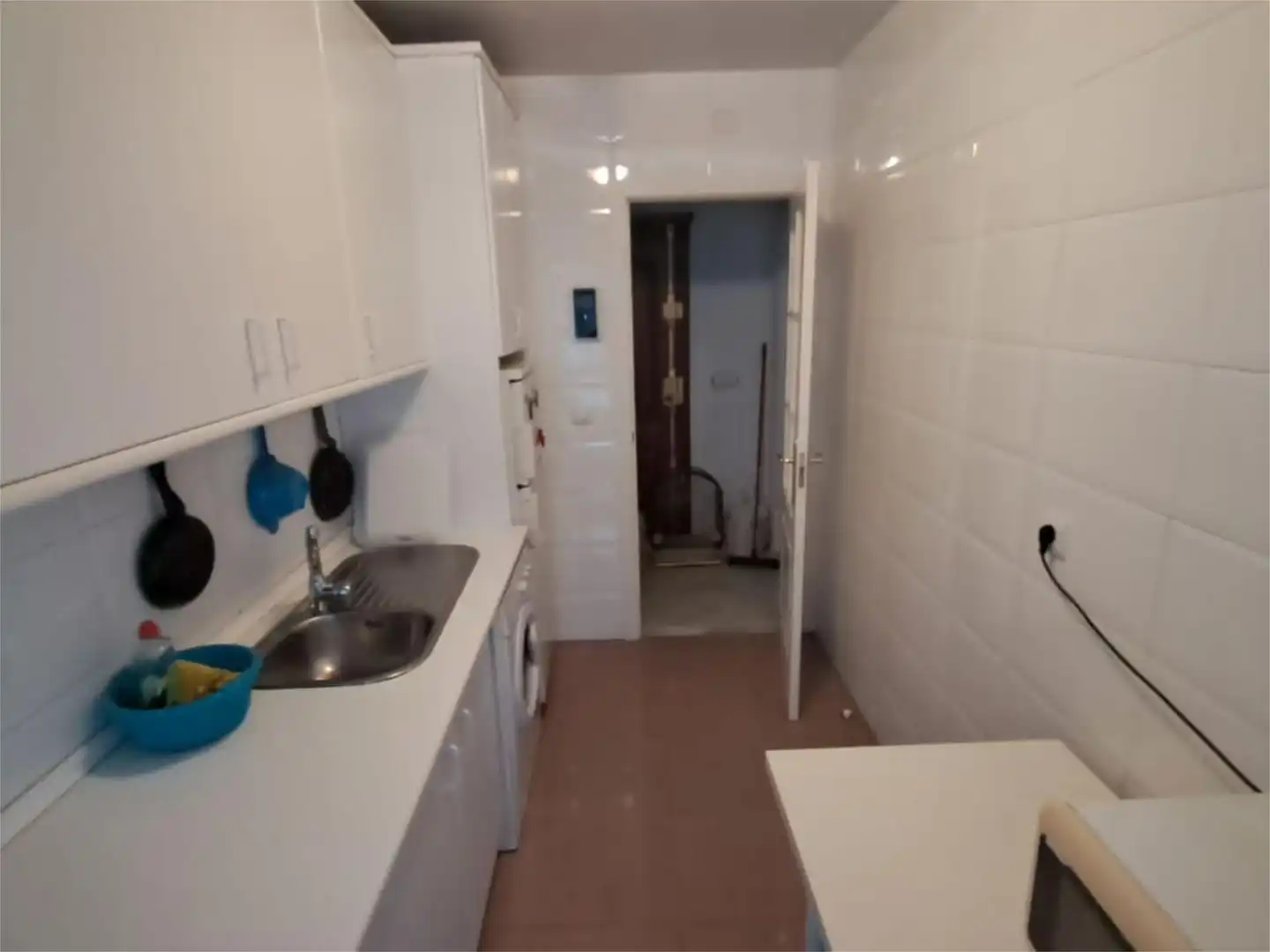 Apartament de lloguer a Calle Vermondo Resta, 10, La Buhaira Cuina de Apartament de lloguer en Sevilla amb Aire condicionat, Calefacció i Piscina