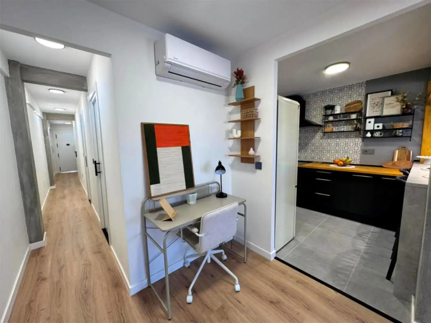 Bedroom of Flat for sale in  Almería Capital  with Air Conditioner and Terrace