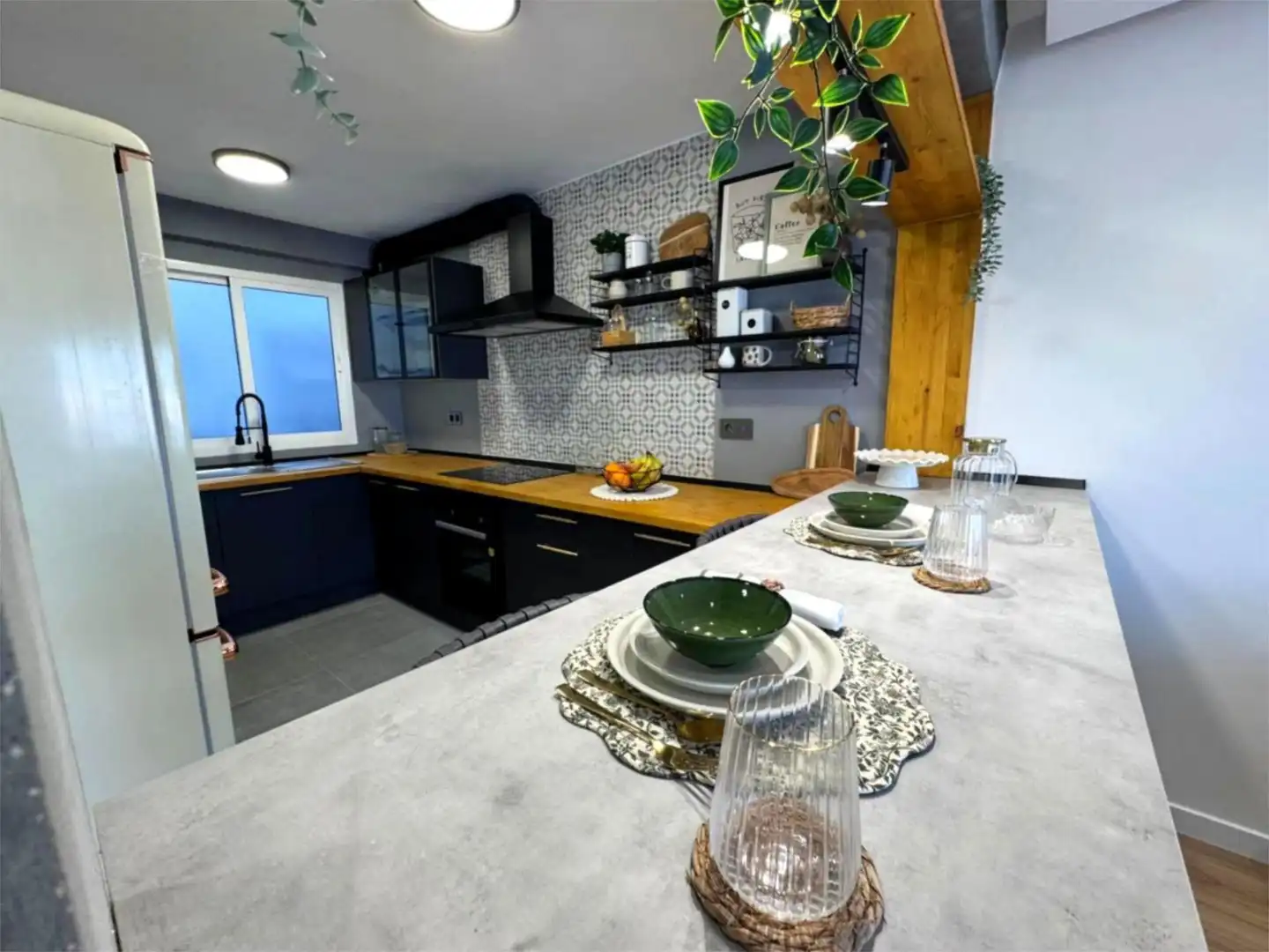 Kitchen of Flat for sale in  Almería Capital  with Air Conditioner and Terrace