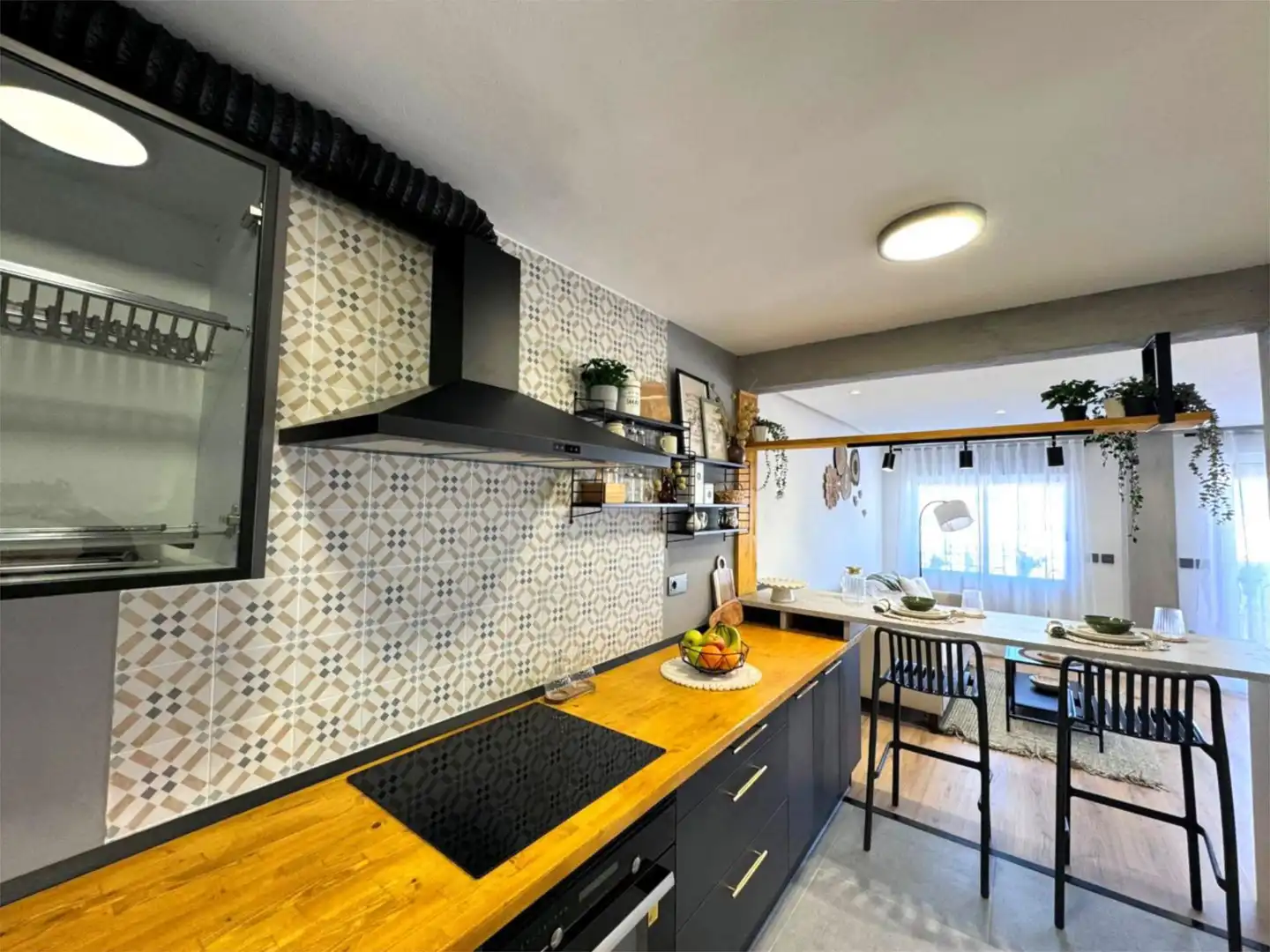 Kitchen of Flat for sale in  Almería Capital  with Air Conditioner and Terrace