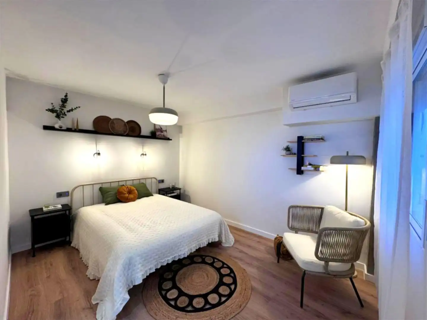 Bedroom of Flat for sale in  Almería Capital  with Air Conditioner and Terrace