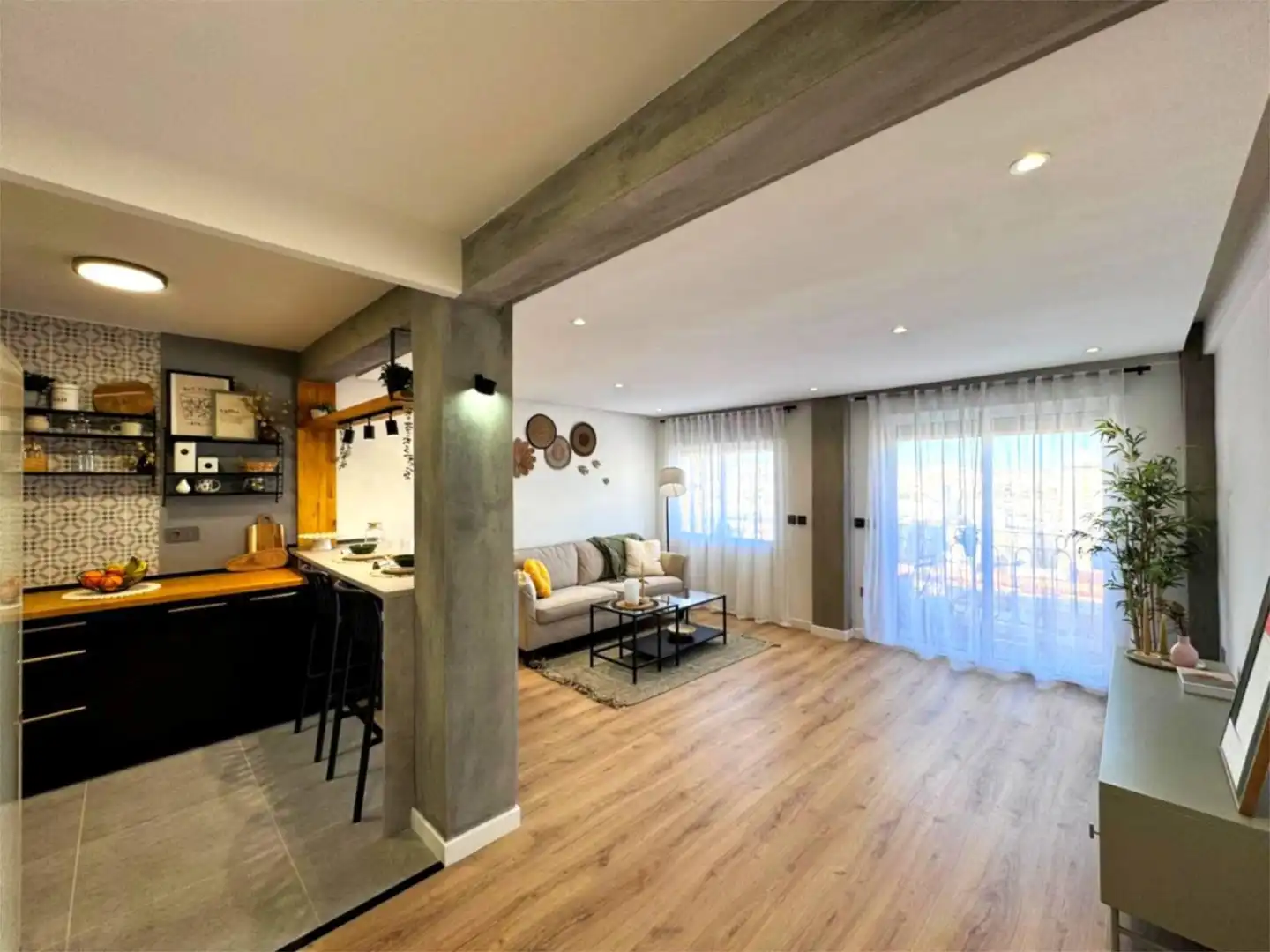 Flat for sale in Avenida de Pablo Iglesias, 117, Plaza de Toros - Santa Rita Living room of Flat for sale in Almería Capital with Air Conditioner and Terrace
