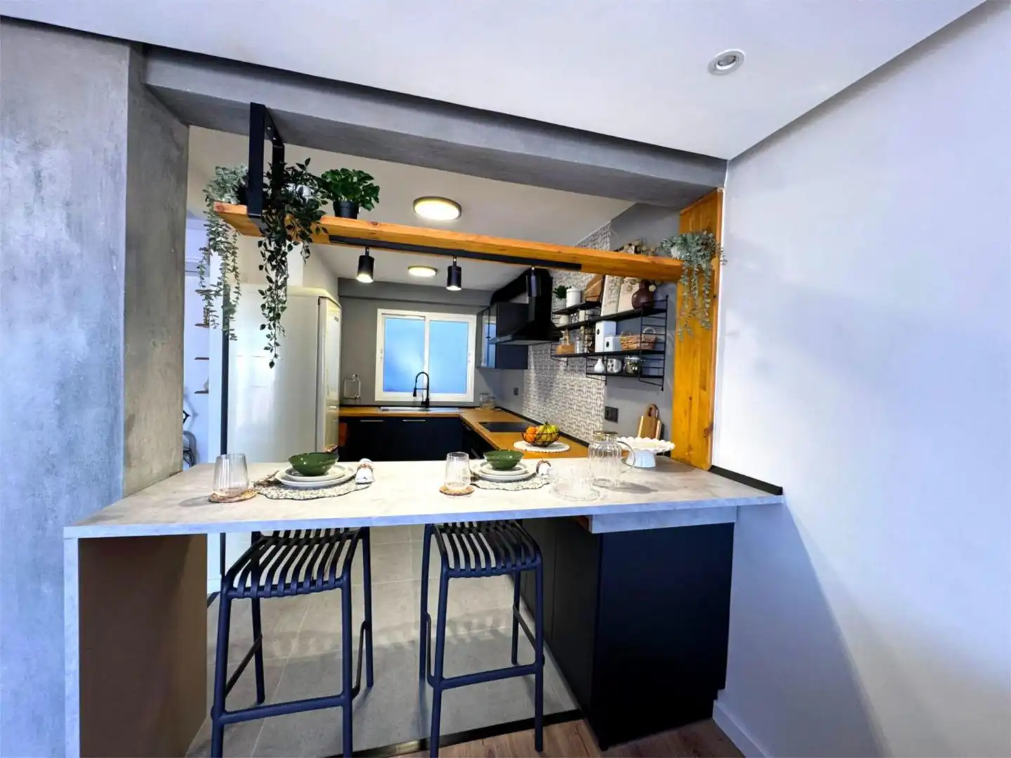 Kitchen of Flat for sale in  Almería Capital  with Air Conditioner and Terrace