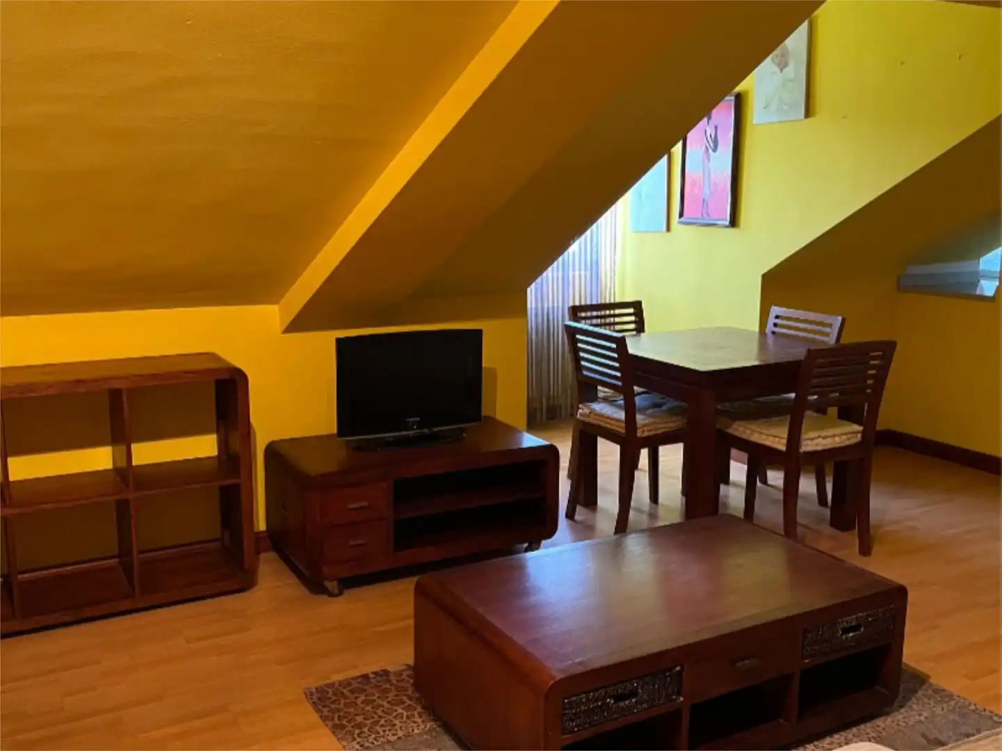 Sala de estar de Ático en venta en Polanco con Calefacción, Parquet y Amueblado