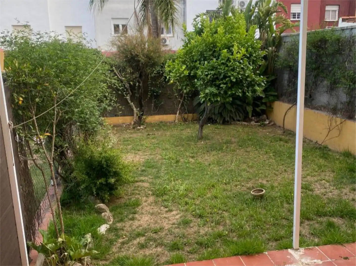 Jardín de Casa adosada en venta en Castilleja de Guzmán con Aire acondicionado, Jardín privado y Terraza