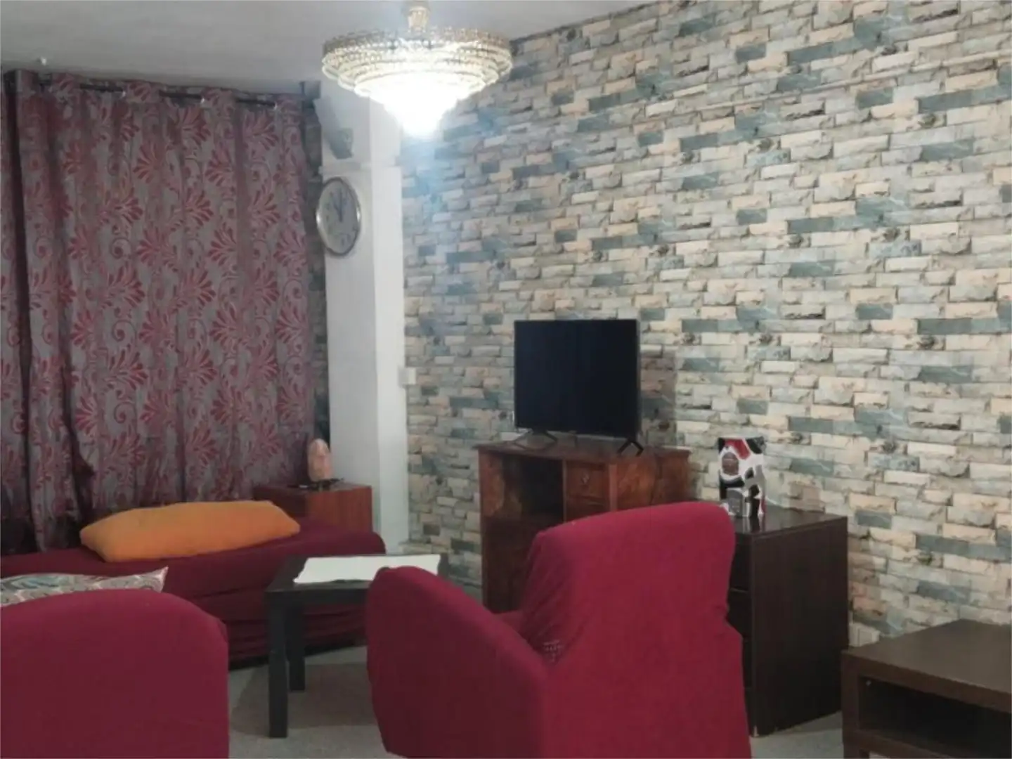 Sala de estar de Loft de alquiler en Alicante / Alacant con Aire acondicionado, Calefacción y Amueblado