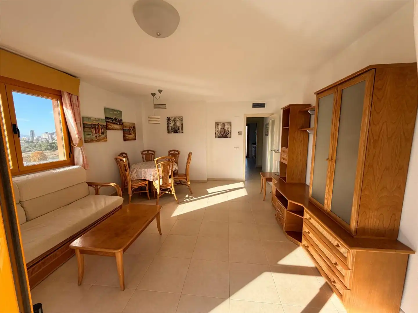 Wohnung zum Verkauf in Avenida Juan Carlos I, 59, Zona Levante - Playa Fossa Wohnzimmer von Wohnung zum Verkauf in Calpe / Calp mit Klimaanlage, Terrasse und Schwimmbad