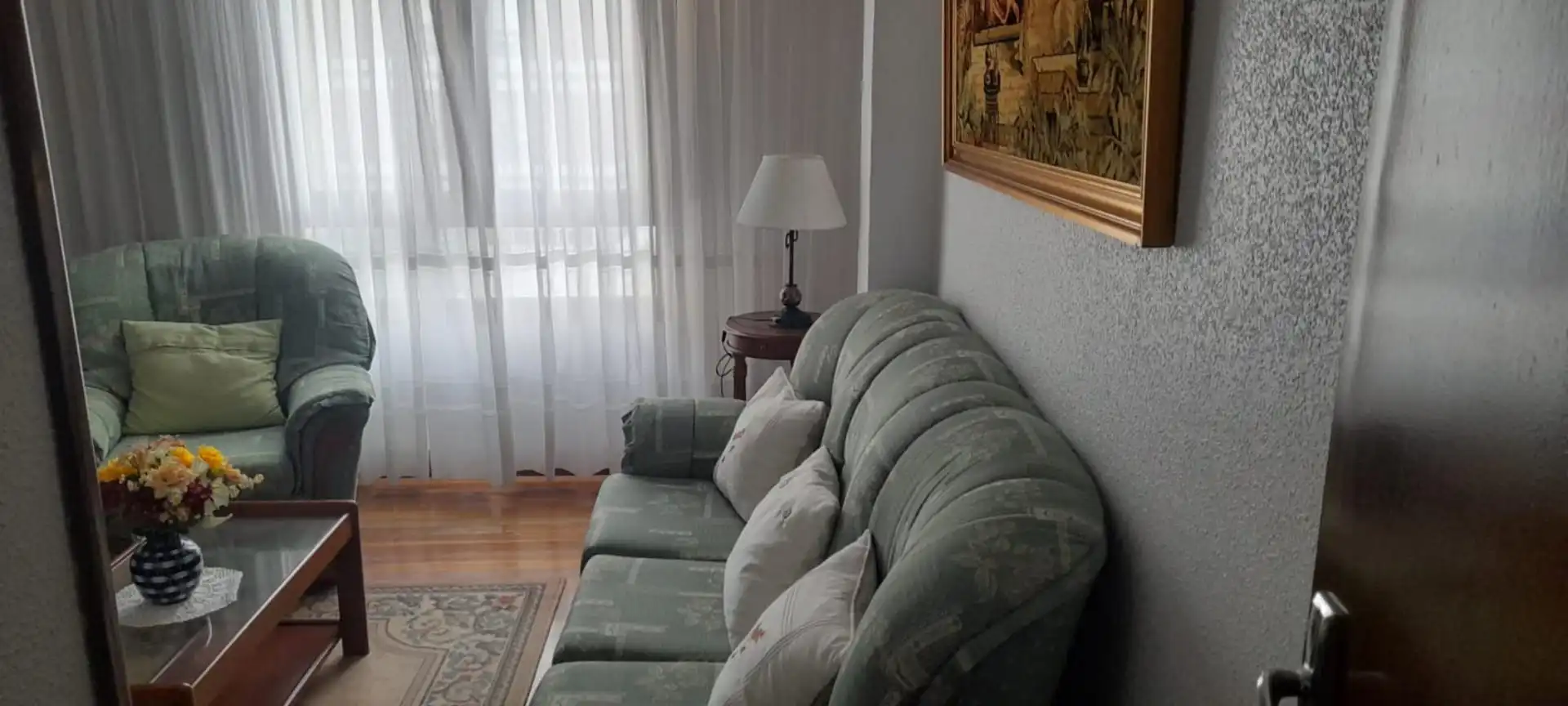 Sala de estar de Piso en venta en Zamudio con Balcón