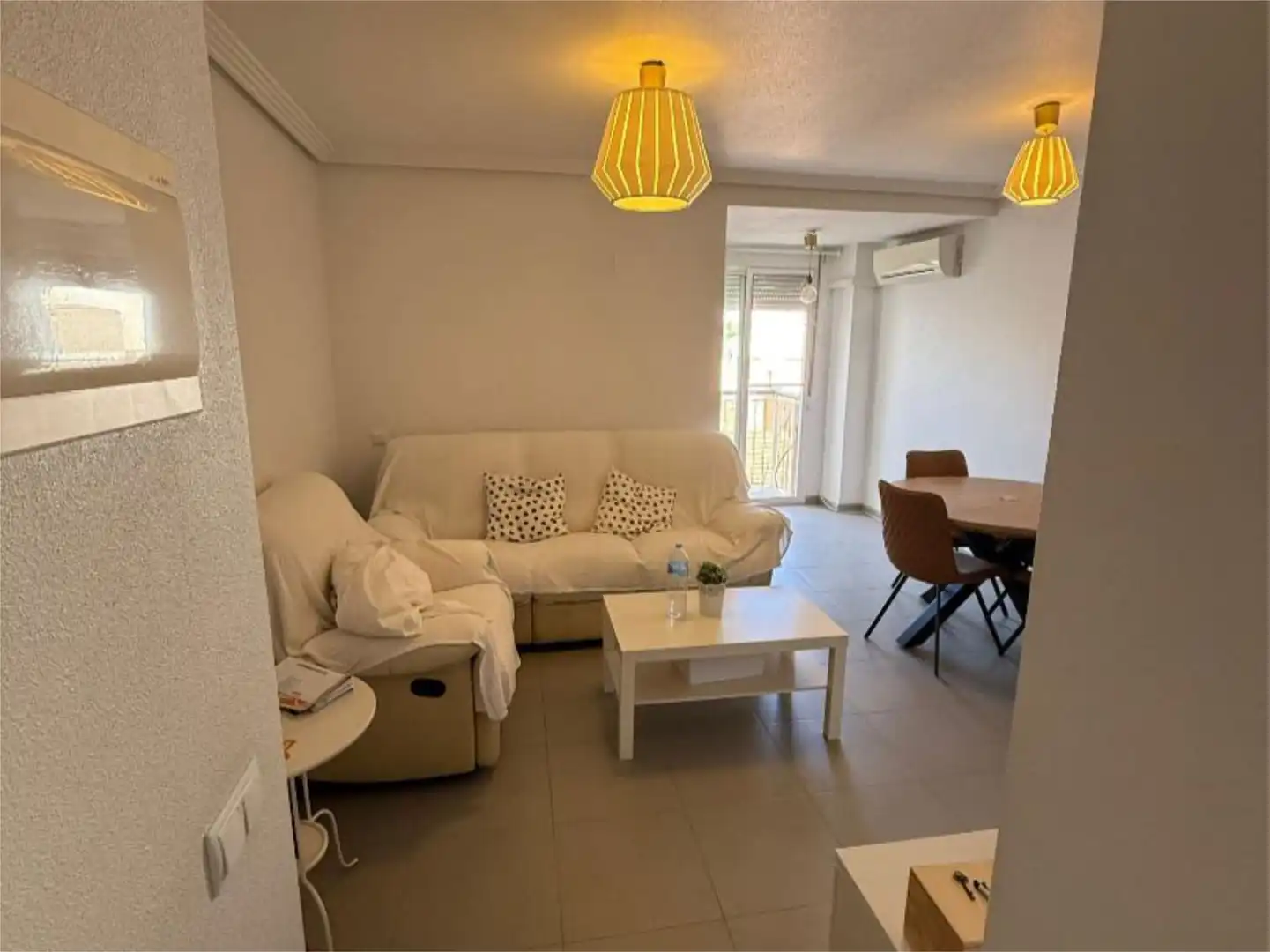 Apartamento en venta en Avenida Reyes Católicos, 39, Alcantarilla Sala de estar de Apartamento en venta en Alcantarilla con Aire acondicionado, Terraza y Amueblado