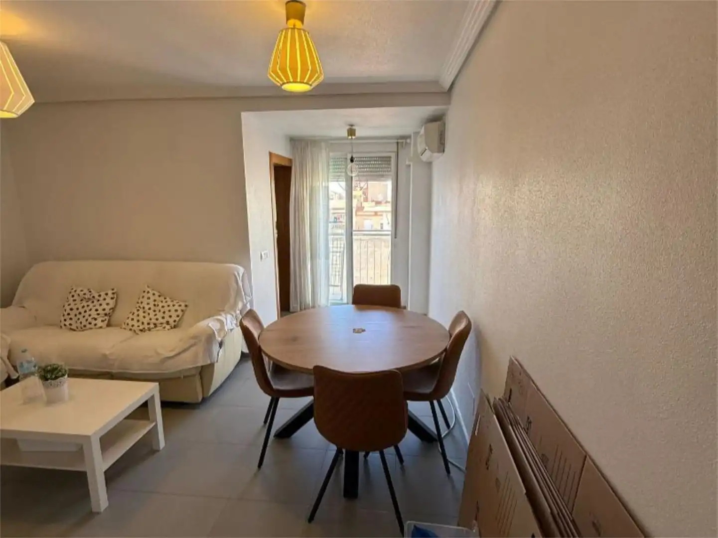 Apartamento en venta en Avenida Reyes Católicos, 39, Alcantarilla Sala de estar de Apartamento en venta en Alcantarilla con Aire acondicionado, Terraza y Balcón