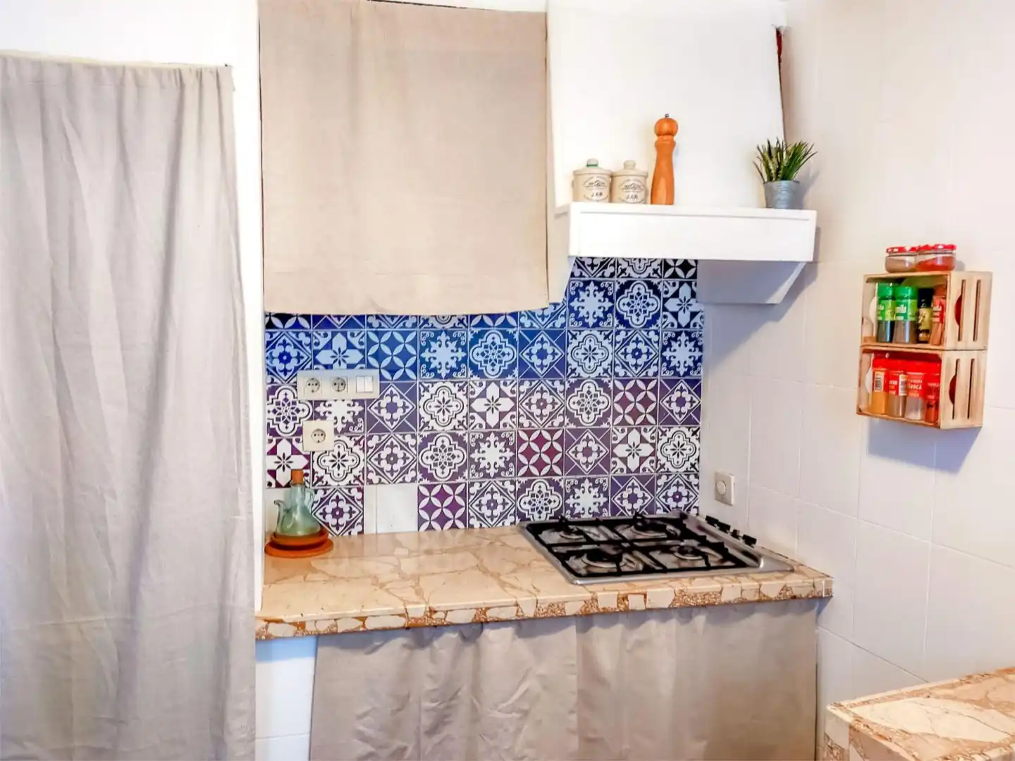 Piso de alquiler en Carrer Sant Nicolau, 139, Centre - Zona Alta Cocina de Piso de alquiler en Alcoy / Alcoi con Parquet, Amueblado y Balcón
