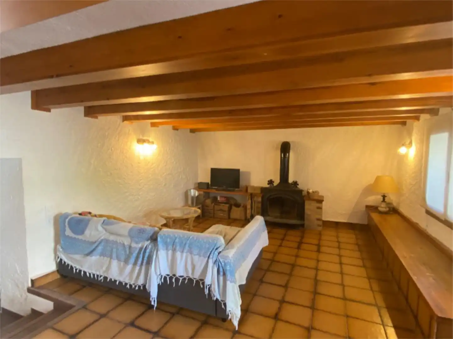 Sala d'estar de Finca rústica en venda en Castellví de la Marca amb Terrassa