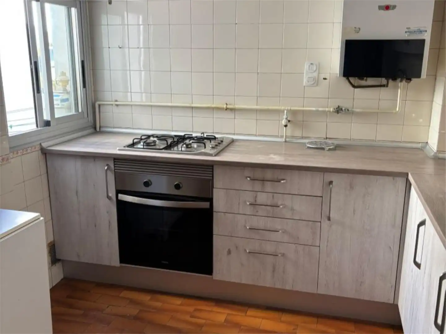 Kitchen of Flat for rent in  Zaragoza Capital  with Balcony