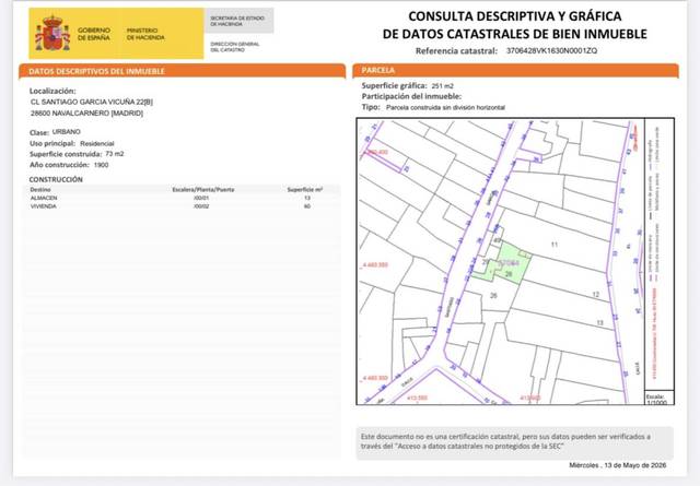 Finca rústica en Venta en Calle de Santiago García Vicuña, 23 en Centro