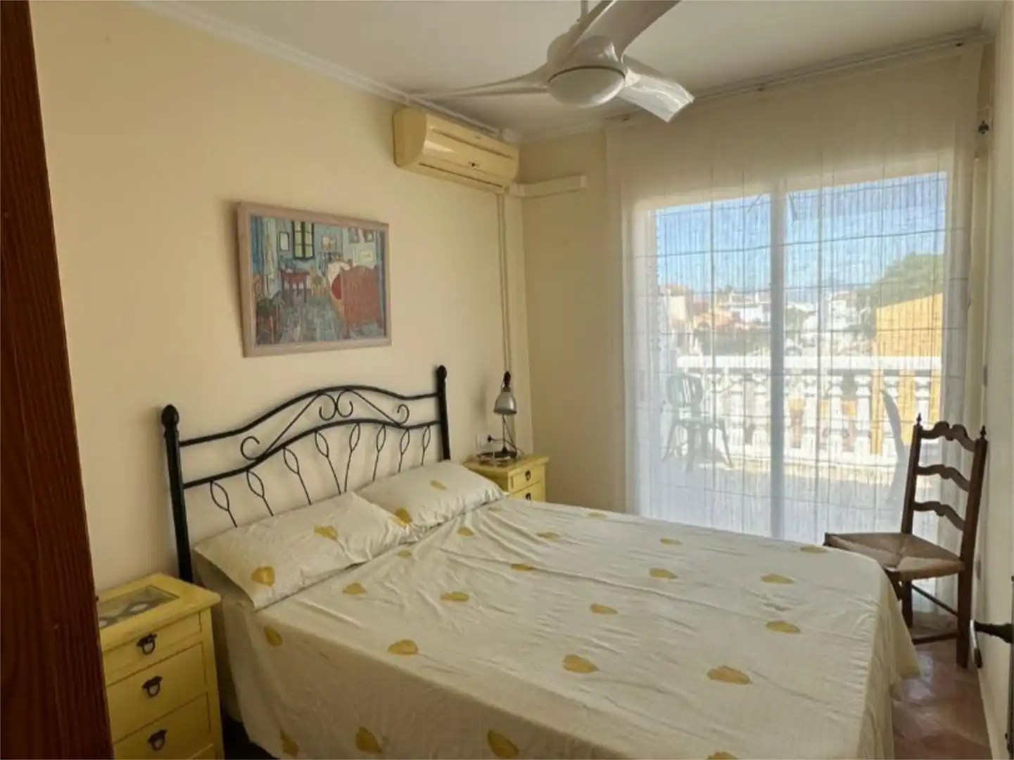 Bedroom of Detached homes for rent in Oliva  with Air Conditioner, Heating and Terrace