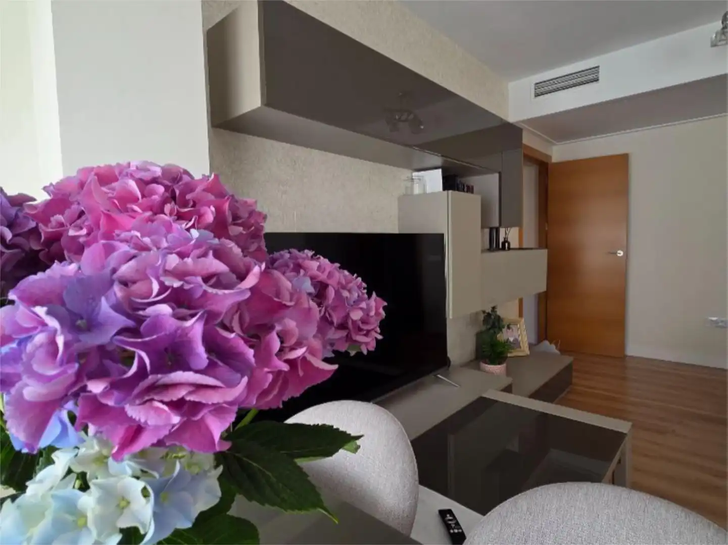 Sala de estar de Piso en venta en Murcia con Aire acondicionado, Calefacción y Parquet