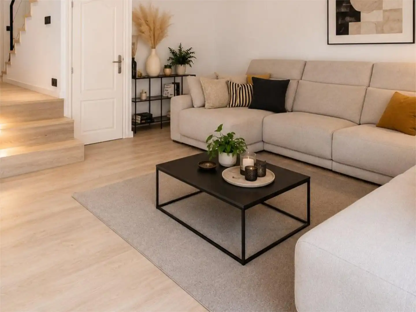 Living room of Detached homes for sale in Castelldefels  with Air Conditioner and Terrace