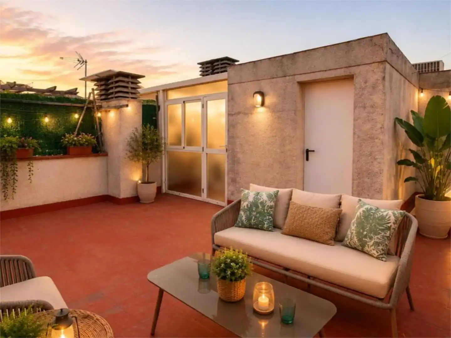 Terrace of Detached homes for sale in Castelldefels  with Air Conditioner and Terrace