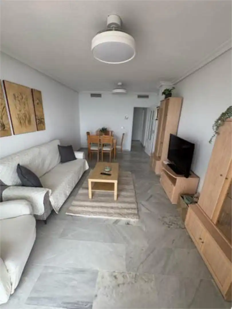 Sala de estar de Piso de alquiler en Fuengirola con Calefacción, Terraza y Amueblado
