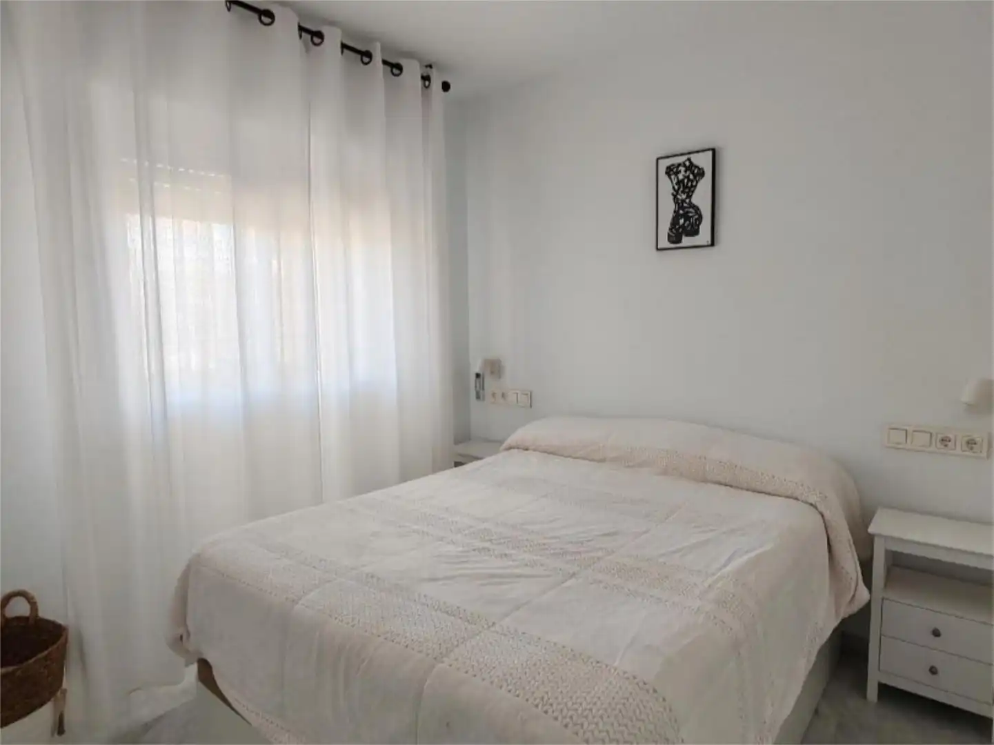 Flat for rent in Paseo San Cristóbal, 69, Almuñecar Centro Bedroom of Flat for rent in Almuñécar with Air Conditioner, Heating and Private garden