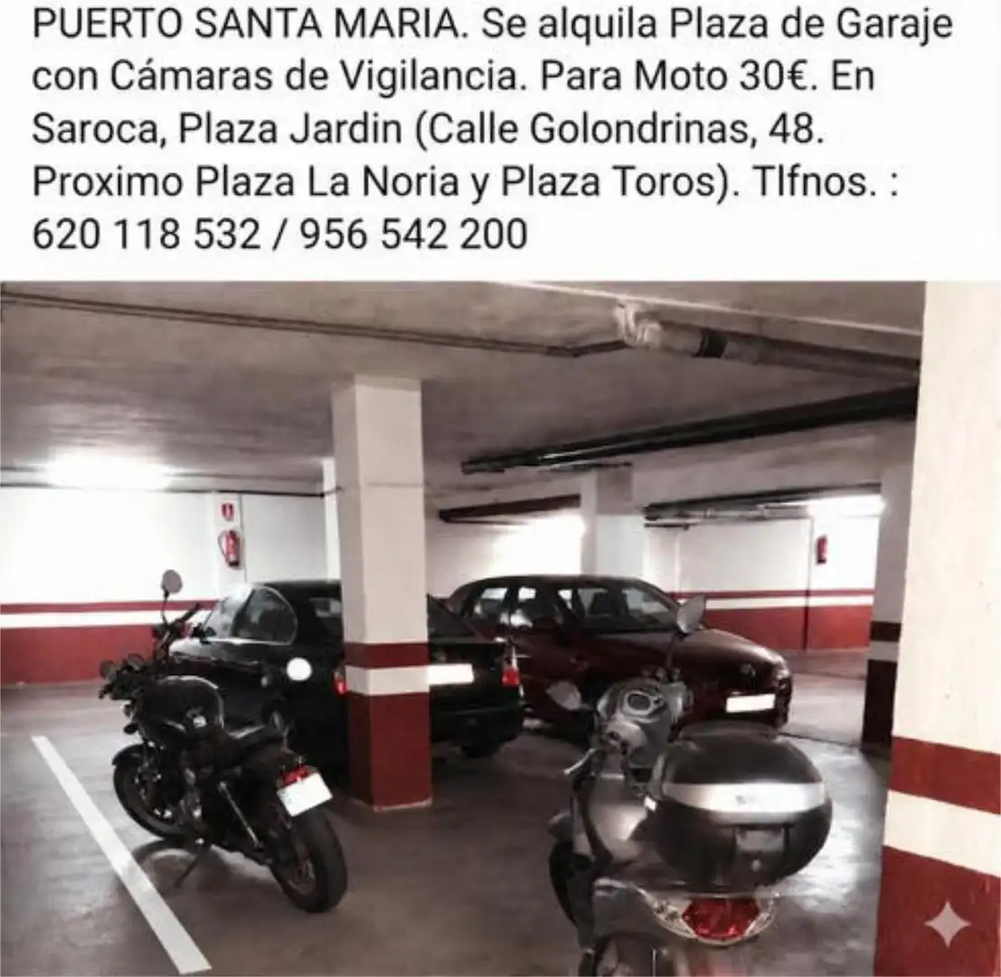 Garaje de alquiler en Crevillet Parking de Garaje de alquiler en El Puerto de Santa María