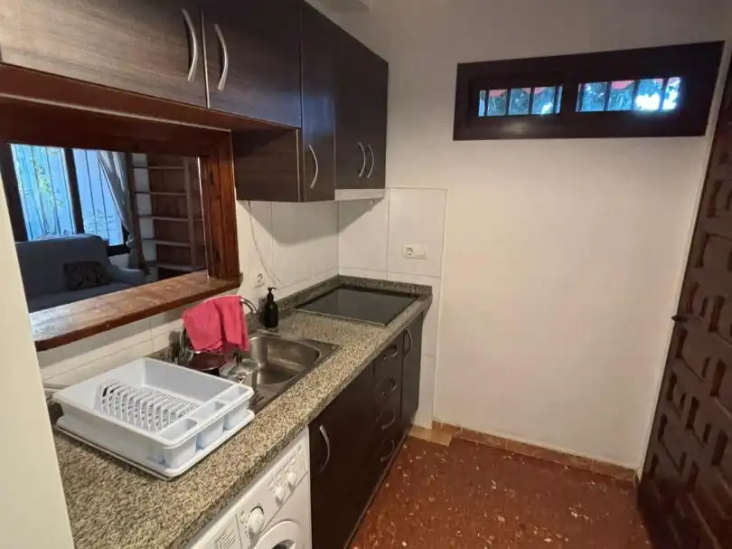 Piso de alquiler en Calle Fernández Shaw, 42, Pedregalejo - Morlaco Cocina de Piso de alquiler en Málaga con Aire acondicionado, Calefacción y Jardín privado