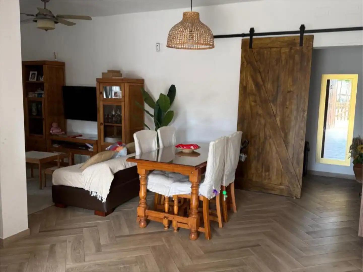 Houses for sale in Calle Libertad, 24, Oromana Dining room of Houses for sale in Alcalá de Guadaira with Air Conditioner and Swimming Pool