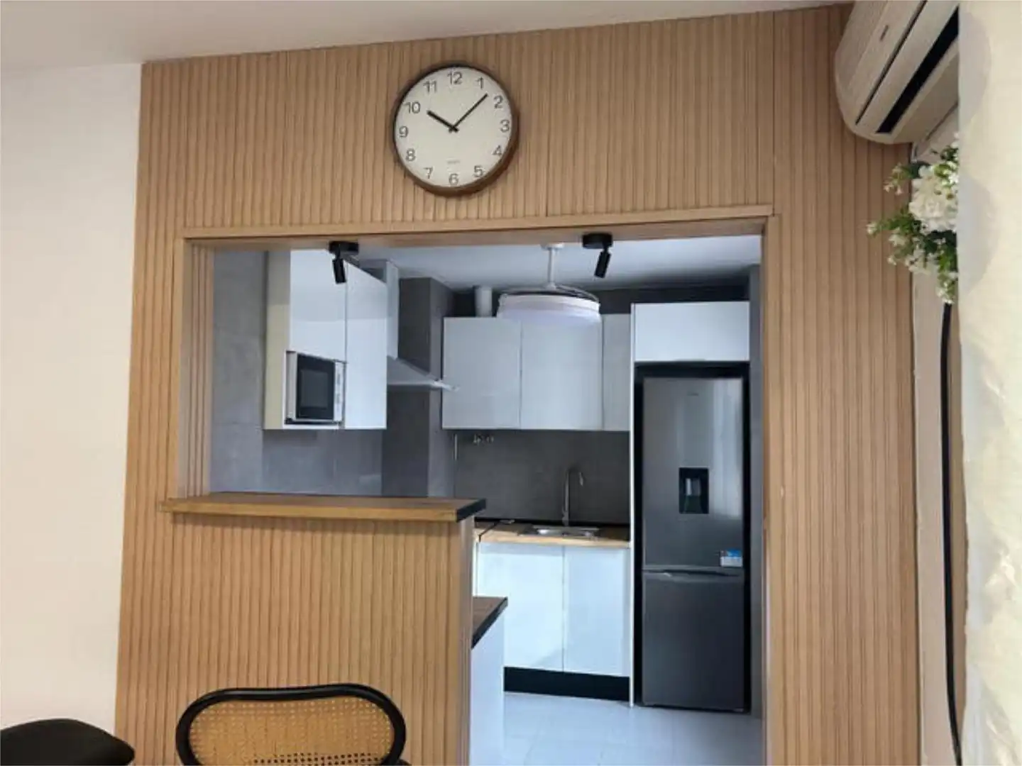 Piso de alquiler en Centro Cocina de Piso de alquiler en Mérida con Calefacción, Terraza y Amueblado