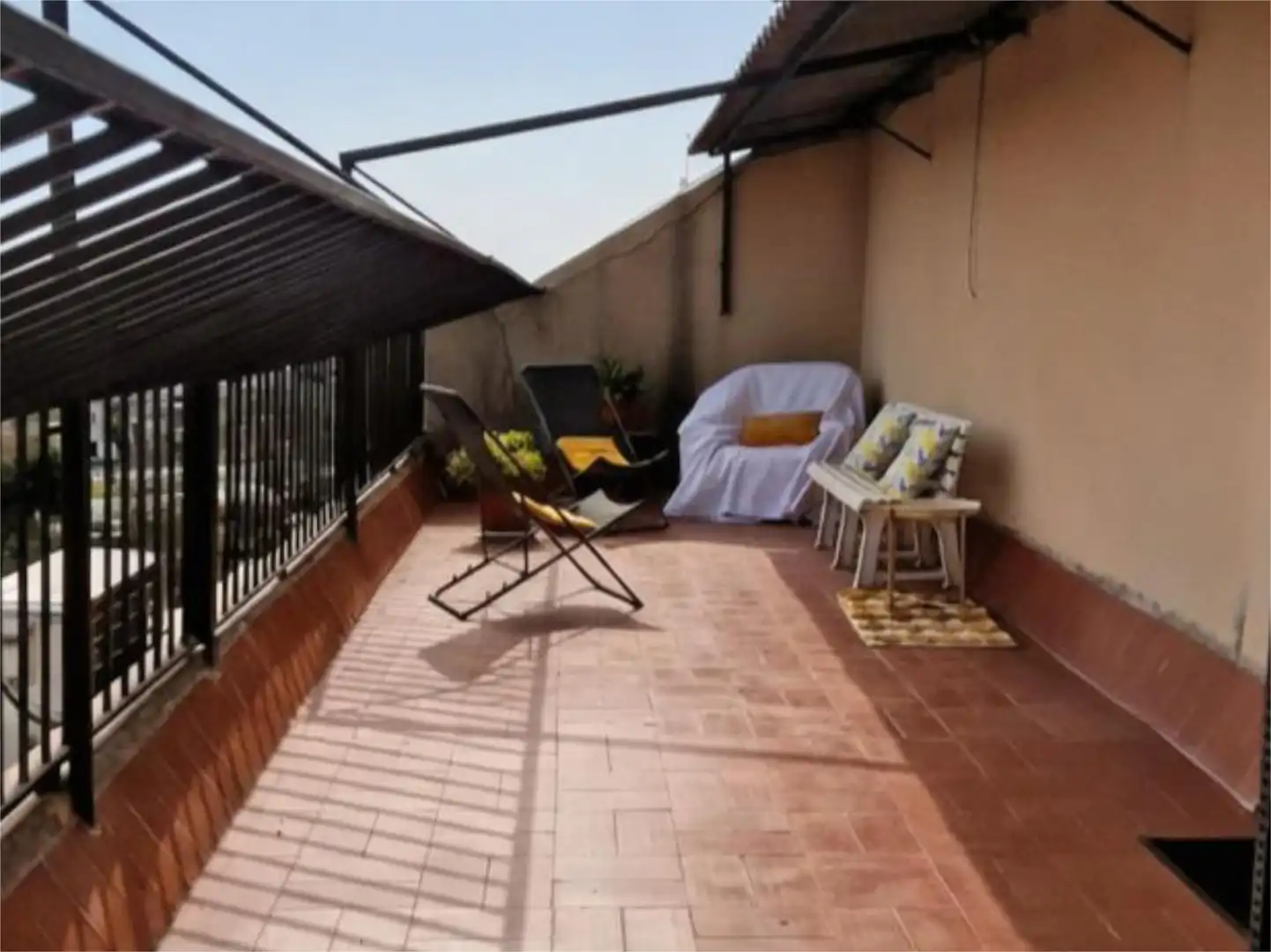 Terrasse von Wohnung zum Verkauf in Terrassa mit Klimaanlage, Heizung und Terrasse