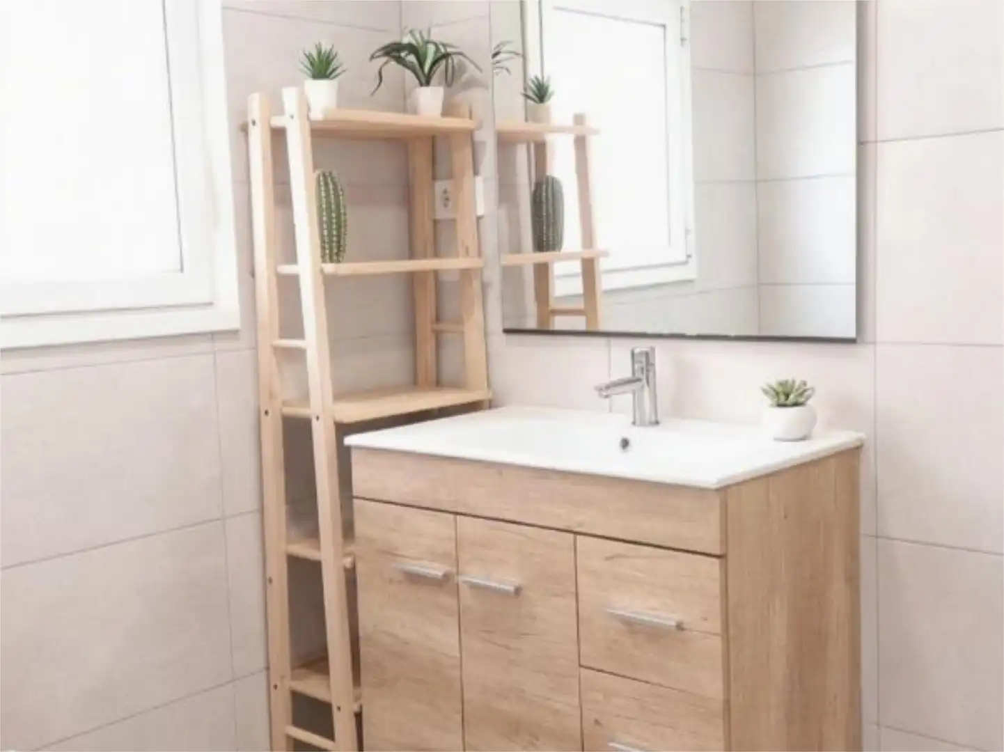 Badezimmer von Wohnung zum Verkauf in Terrassa mit Klimaanlage, Heizung und Terrasse