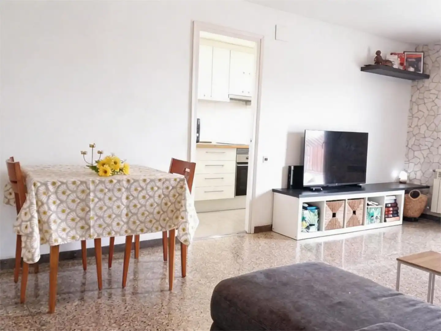 Wohnzimmer von Wohnung zum Verkauf in Terrassa mit Klimaanlage, Heizung und Terrasse