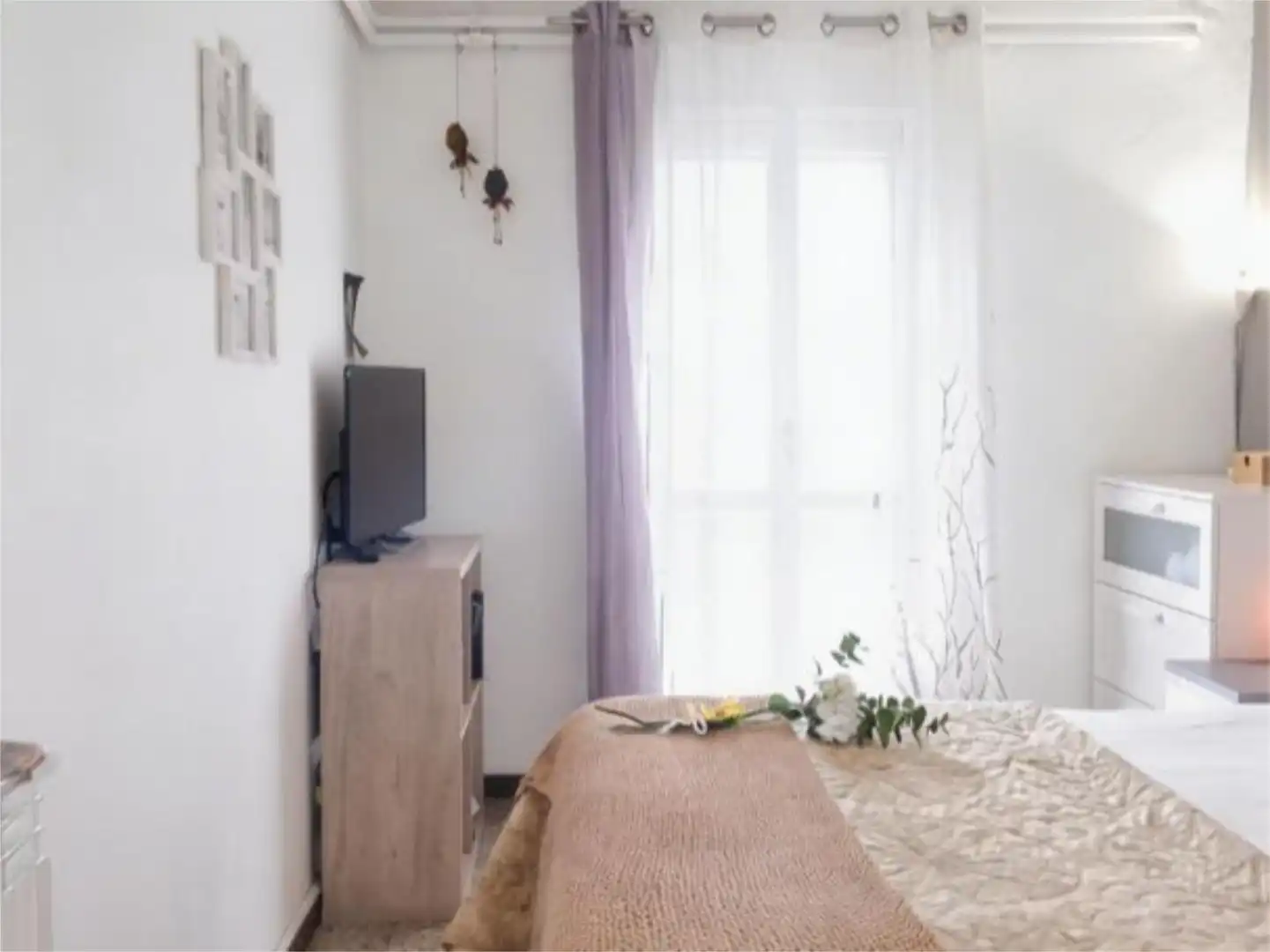 Schlafzimmer von Wohnung zum Verkauf in Terrassa mit Klimaanlage, Heizung und Terrasse