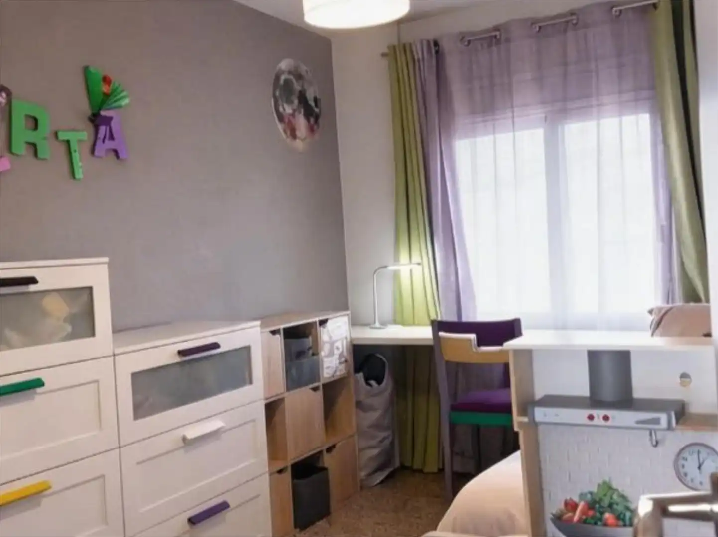Schlafzimmer von Wohnung zum Verkauf in Terrassa mit Klimaanlage, Heizung und Terrasse