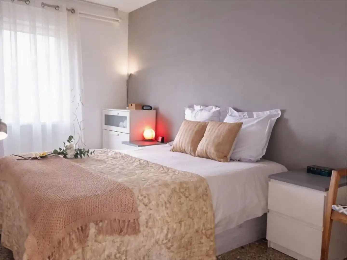 Schlafzimmer von Wohnung zum Verkauf in Terrassa mit Klimaanlage, Heizung und Terrasse